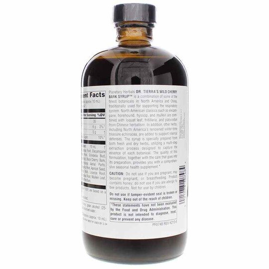 Dr Tierras Wild Cherry Bark Syrup, PLH